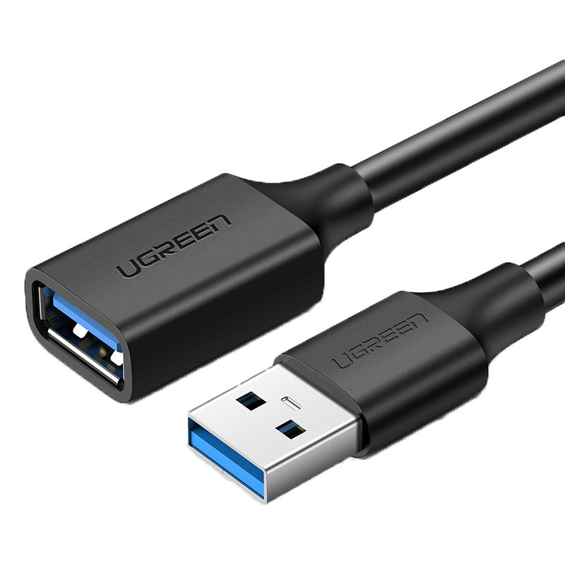 绿联 usb3.0延长线1/3/5米公对母数据线高速手机充电无线网卡打印机电脑连接键盘U盘鼠标typec接口转接线加长