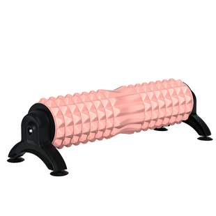 泡沫轴支架狼牙棒按摩滚轴吸盘款泡沫轴肌肉放松瘦腿专业滚背神器
