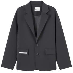 流石男装高端西装外套2026年新款春季男士休闲设计感时尚宽松西服