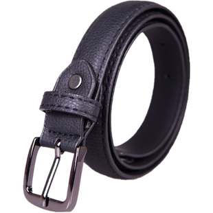 黑色皮带女pu皮青年打孔腰带加长时尚细韩版休闲百搭装饰简约裤带