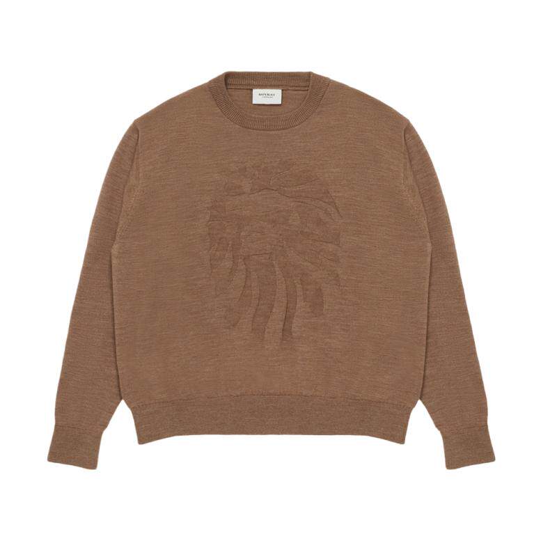 猿人提花针织毛衣BAPE