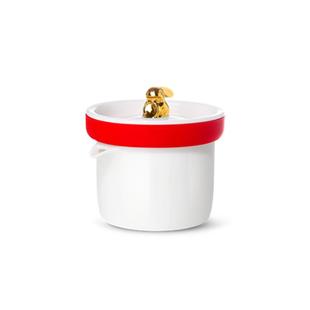 原初格物有钱兔手抓泡茶壶不烫手羊脂玉盖碗茶具单个高档描金