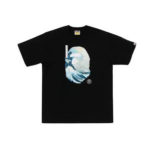 BAPE X UKIYO-E联名男装25年秋冬浮世绘图案短袖T恤916101P