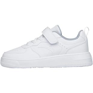 安踏儿童鞋学生小白鞋校园中大童春秋男童运动鞋休闲板鞋女童秋冬