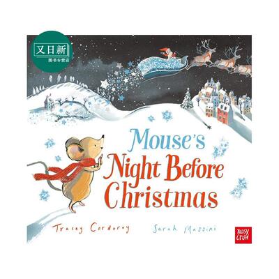 mouse's night before christmas 小老鼠的圣诞节前夜 英文原版 绘本纯全英文版正版原著进口原版英语书籍