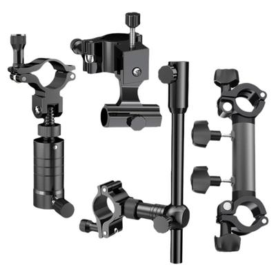 飞渔客钓椅配件大全欧式钓椅炮台支架万向双炮台鱼护饵盘灯架伞架