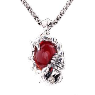 法国IDee泰银项链男 潮流百搭吊坠天蝎座925银饰品小众生日礼物