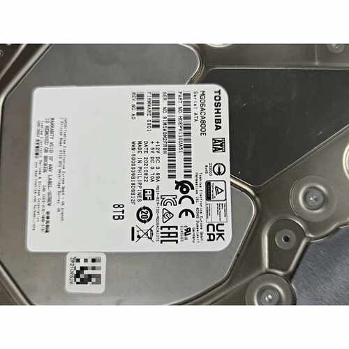 全新0通电东芝TOSHIBA MG08ADA800E 8TB
