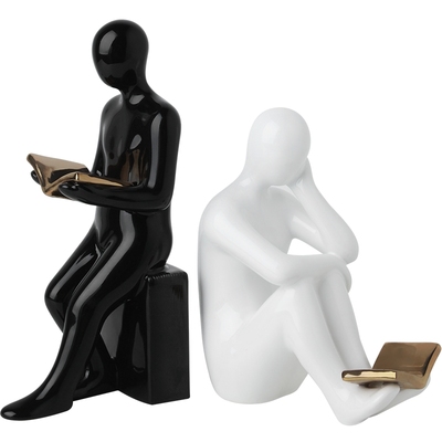 忠歌轻奢创意书档人物办公室