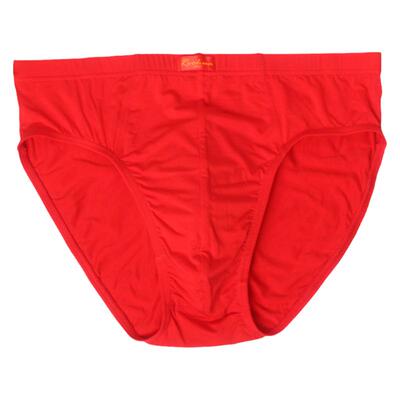 莫代尔络华男士大红婚庆三角内裤
