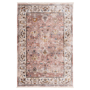 视觉味道 红色复古客厅地毯土耳其进口ins风美式卧室床边毯暖色系