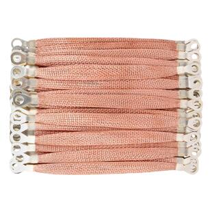 桥架接地线 铜包铝编织网带 跨地连接线电箱配电柜过门桥架跨接线