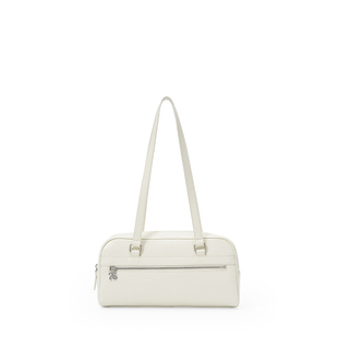 ANGELSKY原创设计单肩包女腋下包小众机车风黑色法棍包白色包包女