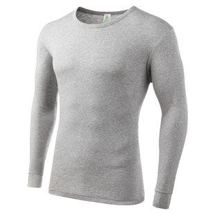 AB内衣男士纯棉圆领半高领秋衣裤基础打底衫大码宽松单件保暖衣