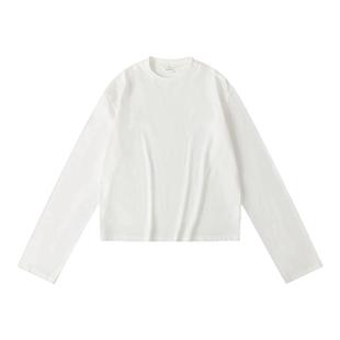 CountryMoment美式简约cleanfit长袖t恤男潮宽松微弹内搭打底衫