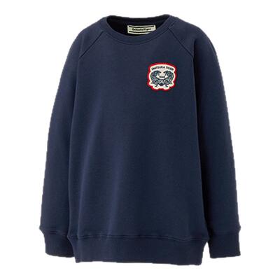 Onitsuka Tiger鬼塚虎男女儿童KIDS SWEAT TOP圆领卫衣