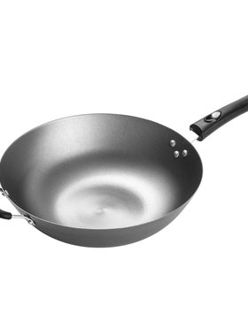 精品炒锅传统平底电磁炉通用不粘
