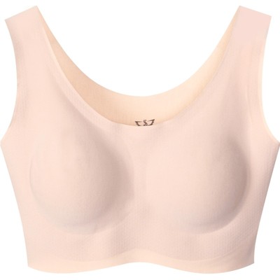 莫代尔无痕防走光抹胸背心式文胸