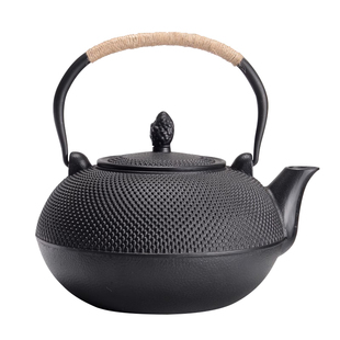 铸铁茶壶真火壁炉烧水壶家用养生泡茶壶户外围炉煮茶壶日式老铁壶