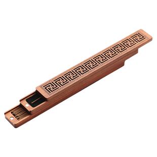 双层木香盒家用线香炉中式卧香炉香薰盒香插香座沉香香庐点香器具