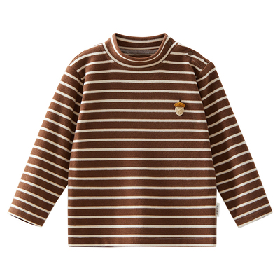 十月结晶粒粒阳光男女童长袖t恤儿童打底衫秋冬恒温保暖圆领内衣