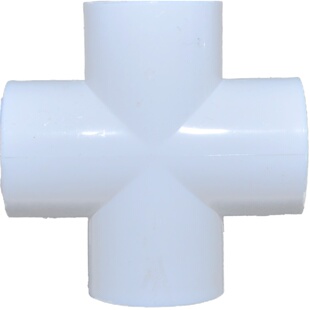 给水上水管道pvc管平面四通接头管件配件 20mm25 32 4 6分1寸热卖