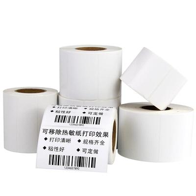 可移除不留胶热敏合成纸防水标签