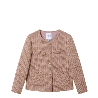 FINITY小香风短外套羊毛上衣