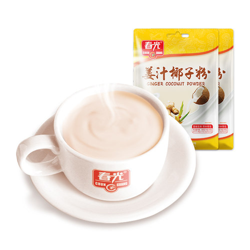 春光食品海南特产冲饮360g×2袋姜汁椰子粉清香丝滑代餐粉