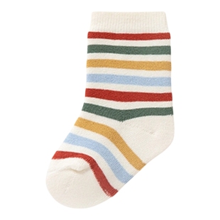 乖奇熊 婴儿秋冬袜子加厚毛圈袜中筒袜宝宝松口袜不勒腿保暖棉袜