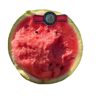 正宗翡翠蒂西瓜大果9斤脆甜当季红壤西瓜海南黑籽麒麟新鲜水果