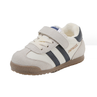 秋冬季女宝宝鞋子加绒保暖1一2岁男小童婴儿二棉鞋防滑软底学步鞋