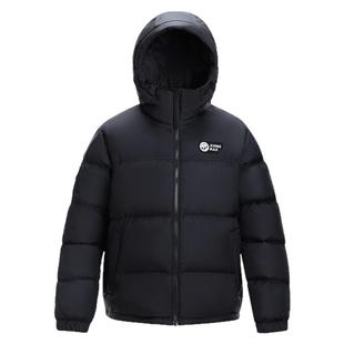 骆驼熊猫羽绒服女款2025年冬季黑色棉服面包服外套冲锋衣