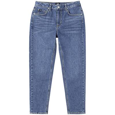 Lee413标准高腰小直脚牛仔裤