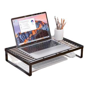 笔记本电脑支架散热底座烧烤架支撑架家用桌面增高台支架托悬空办公桌宿舍加高显示器增高台铁艺散热架支架子