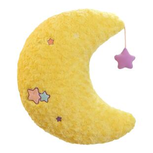 可爱月亮抱枕女生睡觉枕头床上专用靠垫男朋友五角星星卡通客厅大