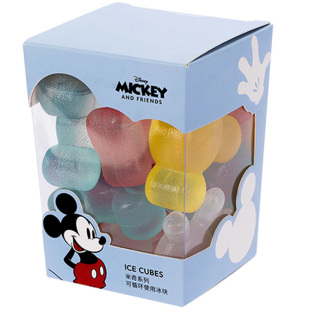 MINISO名创优品米奇可循环重复使用冰块12个装模具蝴蝶结抖音正品