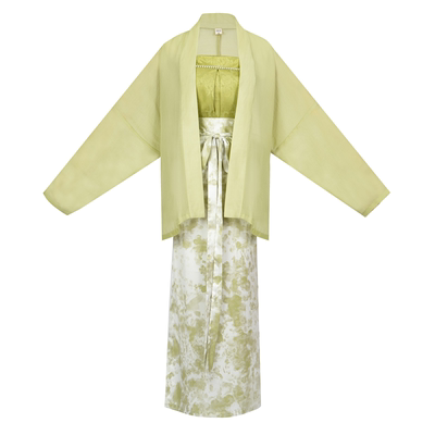 今时月原创宋制汉服套装女飞机袖