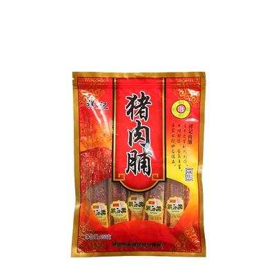 祥记潮汕猪肉脯纯猪肉干零食小吃休闲食品厚切独立小包装蜜汁黑椒
