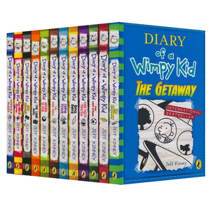 Diary of a Wimpy Kid 1-20 小屁孩日记 儿童课外英语读物 日记章节书 搞笑漫画 英文原版进口图书