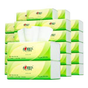 心相印纸巾抽纸24包加厚家用实惠装整箱卫生纸餐巾纸面巾纸擦手纸