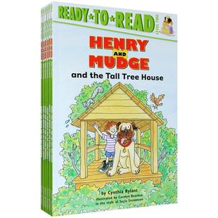 英文原版进口绘本 Henry and mudge ready-to-read系列丛书 亨利和玛吉6册装汪培珽推荐送音频友谊情商管理绘本阅读提高送音频