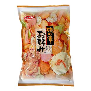 日本虾饼池田屋什锦海鲜米饼海味虾片米果仙贝小点心进口膨化零食