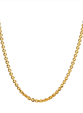 百搭超闪925纯银配链女 2.5m满天星银链子时尚颈链长款毛衣链