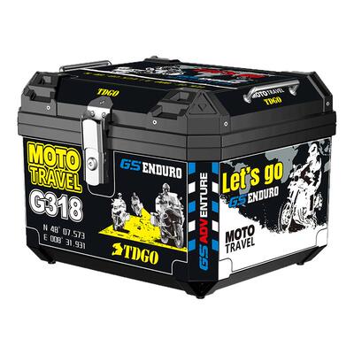 摩托车尾箱大容量后备箱踏板车电动车行李箱大号通用非铝合金尾箱