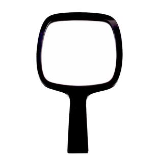 私人订制logo时尚化妆镜美容镜随身便携手柄镜纹绣简约精致小镜子