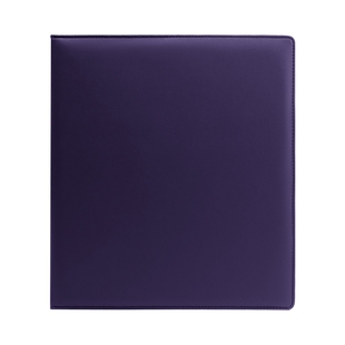 杂志切页收纳册活页a4加宽大容量高透明插页袋海报切页杂志收纳打孔活页夹外壳四孔文件夹资料册彩色皮质定制