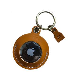 【可印字母】手工定制 苹果airtag皮套真皮钥匙扣 头层牛皮保护套