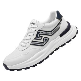 木林森男鞋2026年新款春季休闲运动百搭旅游小白老爹厚底耐磨潮鞋