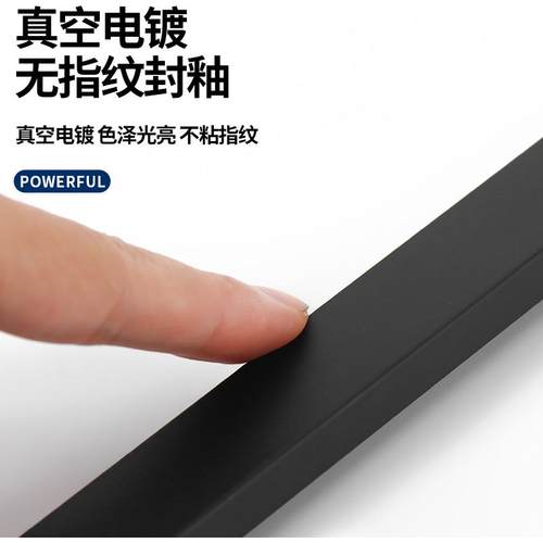 304不锈钢极窄简约淋浴房拉手对装浴室玻璃门把手L型移门大拉手